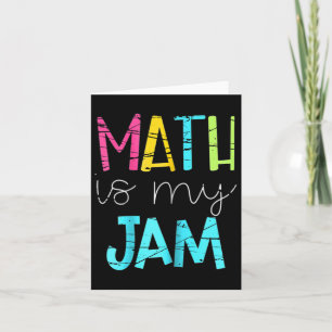Cartão Matemática do professor de matemática é meu empeci