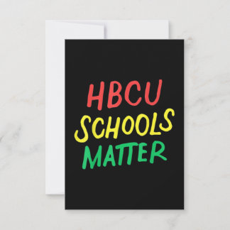 Cartão Matéria das Escolas HBCU