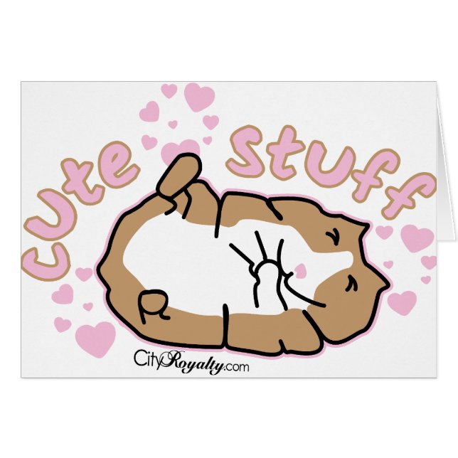 Cartão Material bonito (Frente Horizontal)