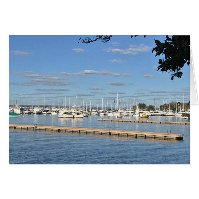 Cartão Matilda Bay, Austrália (Frente Horizontal)