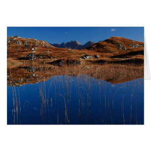 Cartão Matiz escocesas e azuis