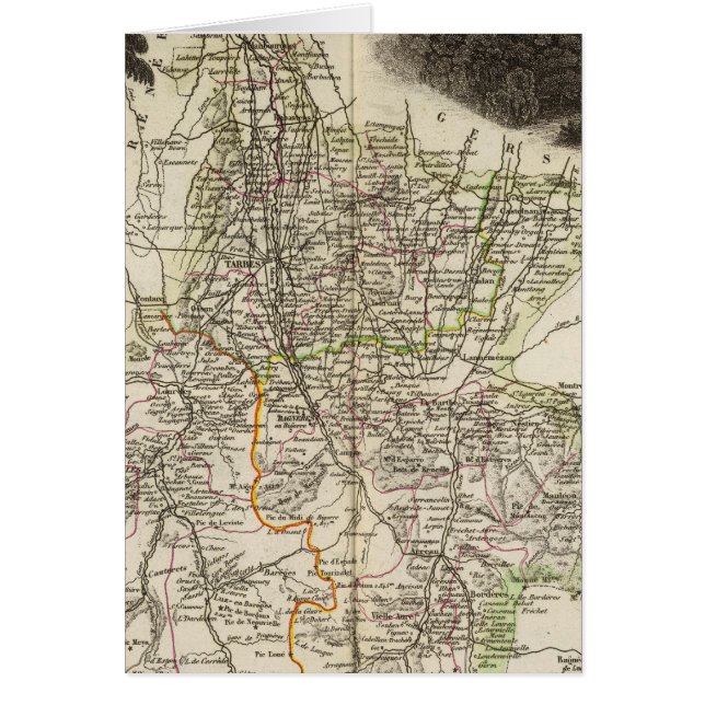 Cartão Mato Dos Pirenéus De Htes (Frente)