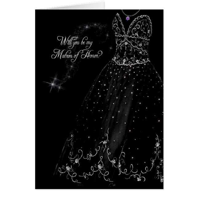 Cartão Matron Of Honor (Frente)