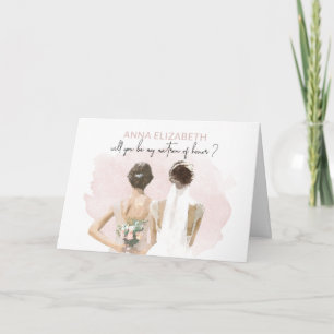 Cartão Matron of Honor - Anna Elizabeth Note Card