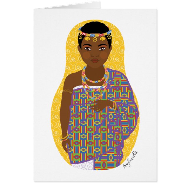 Cartão Matryoshka ganês (Frente)