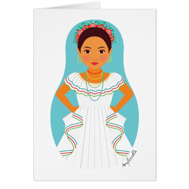 Cartão Matryoshka Nicarágua (Frente)