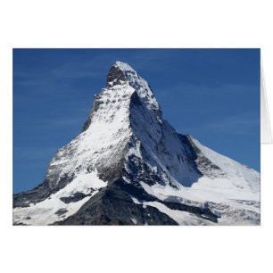 Cartão Matterhorn, Alpes