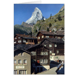 CARTÃO MATTERHORN, SUIÇA DE ZERMATT