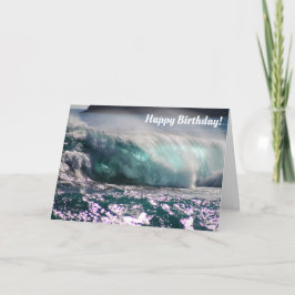 Cartão Maui Ocean Waves Birthday
