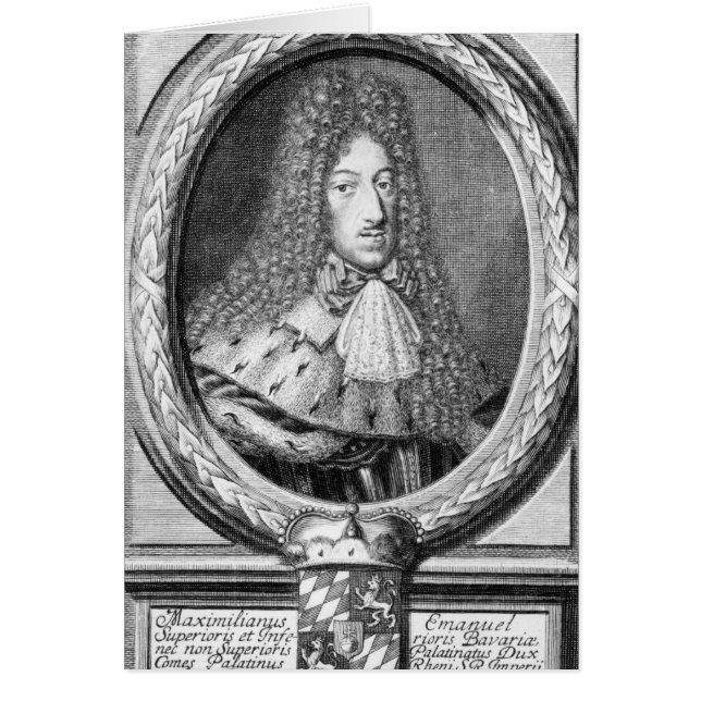 Cartão Maximilian II Emanuel (Frente)