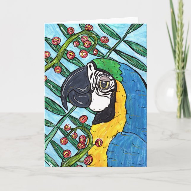 Cartão Máximo o Macaw (Frente)