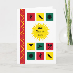 Cartão May 5th Cinco de Mayo Mexican-inspired