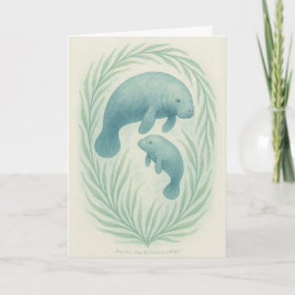 Cartão May Your Days Be Gentle and Bright – Mother & Baby