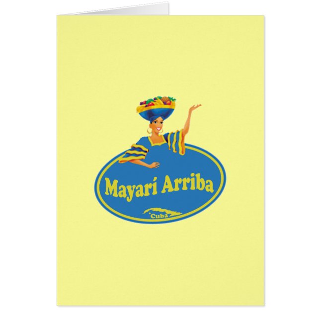Cartão Mayarí Arriba. (Frente)