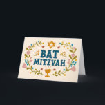 Cartão MAZEL TOV BAT MITZVAH Falso-oral Judaico Personali<br><div class="desc">Mandei um texto para você. Excelente para um morcego mitzvah. Adicione seu próprio texto ao dentro da placa ou altere as cores de fundo. Para mais designs e cores,  verifique meu compro! Ou me avise se quiser algo personalizado. Pergunte se não encontra o que precisa! :)</div>