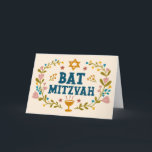 Cartão MAZEL TOV BAT MITZVAH Falso-oral Judaico Personali<br><div class="desc">Mandei um texto para você. Excelente para um morcego mitzvah. Adicione seu próprio texto ao dentro da placa ou altere as cores de fundo. Para mais designs e cores,  verifique meu compro! Ou me avise se quiser algo personalizado. Pergunte se não encontra o que precisa! :)</div>