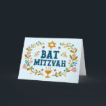 Cartão MAZEL TOV BAT MITZVAH Falso-oral Judaico Personali<br><div class="desc">Mandei um texto para você. Excelente para um morcego mitzvah. Adicione seu próprio texto ao dentro da placa ou altere as cores de fundo. Para mais designs e cores,  verifique meu compro! Ou me avise se quiser algo personalizado. Pergunte se não encontra o que precisa! :)</div>