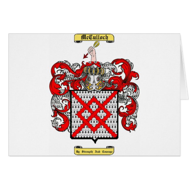 Cartão McCculloch (Frente Horizontal)