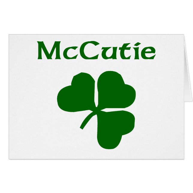 Cartão McCutie (Frente Horizontal)