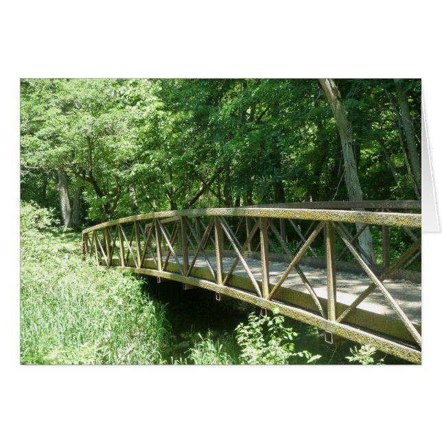 Cartão McIntosh Woods State Park, Iowa (Frente Horizontal)
