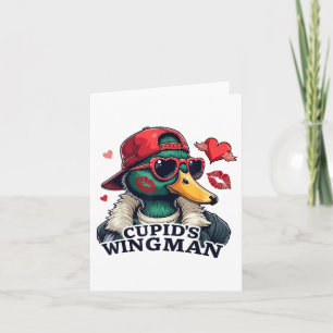 Cartão Me Chame Crianças Meninos Namorados Caça Pato Aman