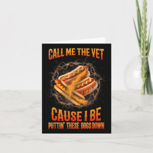 Cartão Me Chame De Veterinário Porque Eu Sou Engraçado Me