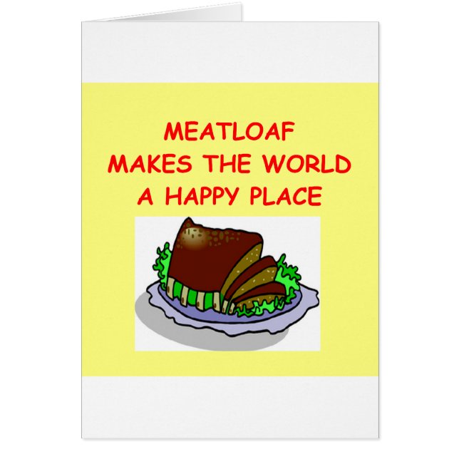 Cartão meatloaf (Frente)