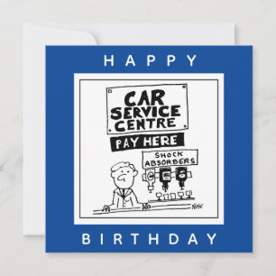 Cartão Mecânica do Centro de Automóveis e Absorvedores de