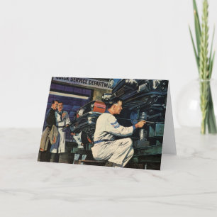 Cartão Mecânico Automático do Serviço de Reparo de carros