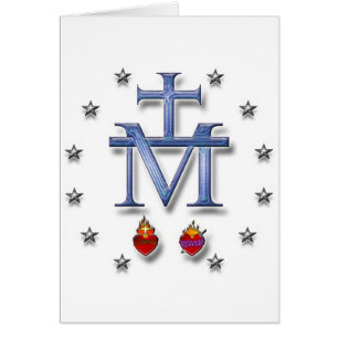 Cartão Medalha miraculosa