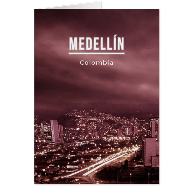 Cartão Medellin Colombia (Frente)