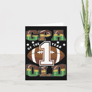 Cartão Média de pontos do futebol de 1 ano de idade no 1º