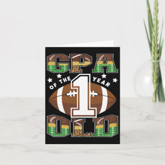 Cartão Média de pontos do futebol de 1 ano de idade no 1º
