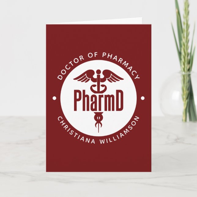 Cartão Médico do Farmacêutico de Farmácia (Frente)