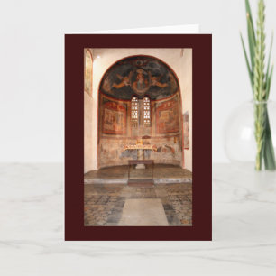 Cartão Medieval Frescoes