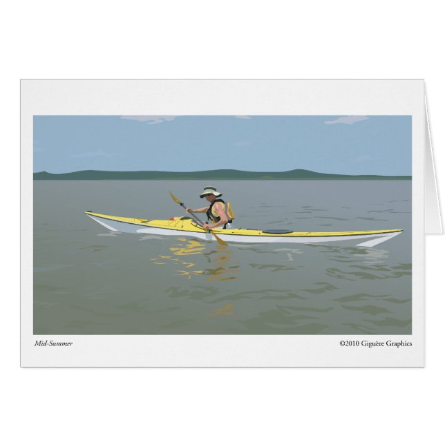 Cartão Médio-verão (Frente horizontal)