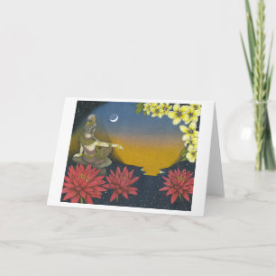 Cartão Meditação de Crepúsculo