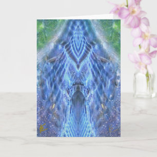 Cartão Meditação Esoterética de Aura Light, Deusa Brilhan