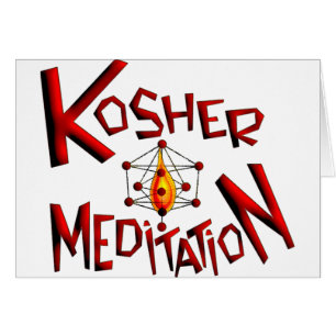 Cartão Meditação Kosher
