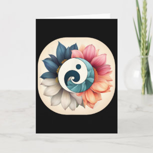Cartão Meditação Yoga Tai Chi Qi Gong Za Zen Yin Yang Lo