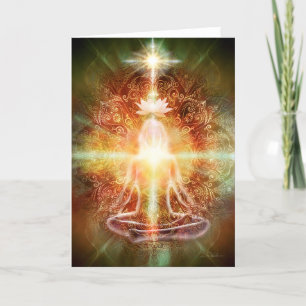 Cartão Meditador Lotus V059