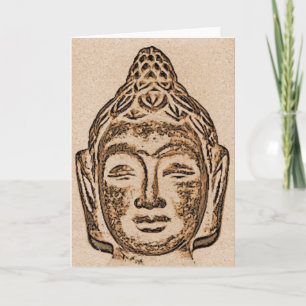 Cartão Meditating Buddha Greeting Card