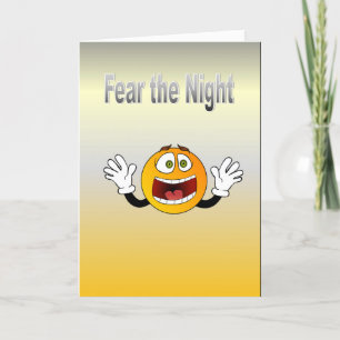 Cartão Medo da Noite