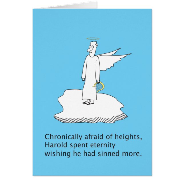 Cartão Medos do ângulo (Frente)