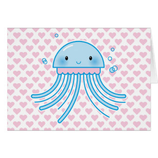 Cartão Medusa de Kawaii