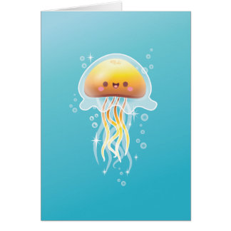 Cartão Medusa de Kawaii