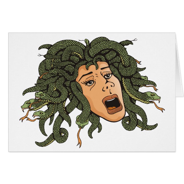 Cartão Medusa Head (Frente Horizontal)