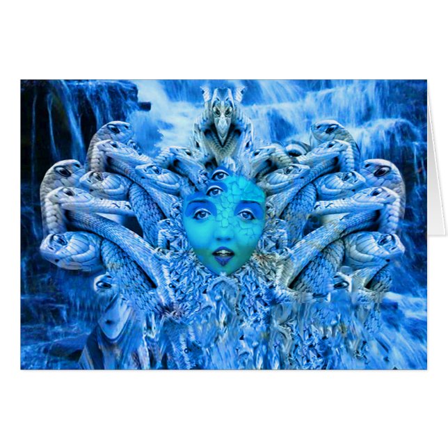 Cartão Medusa Metamorfose (Frente Horizontal)