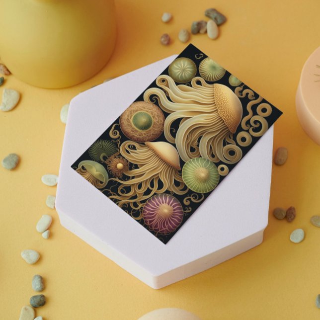 Cartão medusa | Saudação moderna Haeckel (Criador carregado)