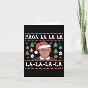 Cartão Mega La Donald Trump Potus 47 Natal Feio